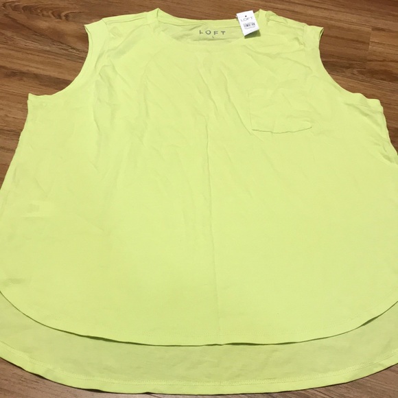 Loft Pocket Tank Top NWT Large
